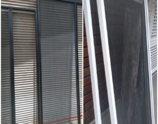 درب وپنجره دوجداره upvc وانواع توری