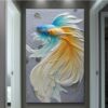 اجرای گچ نقش برجسته مدرن ، نقاشی کلاسیک سقفی و دیواری