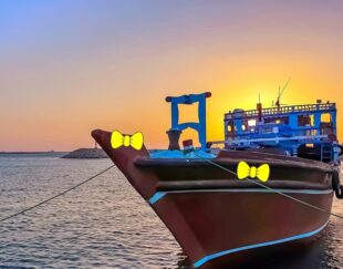 حمل بار از دبی به بندر نخل تقی با لنج باری