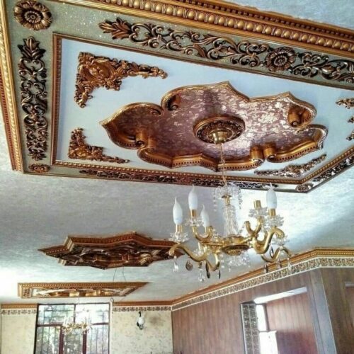 مجلل سقف، جایگزین گچبری