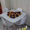 میز و صندلی نهارخوری پایه ایفلی