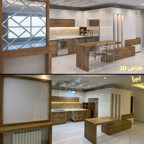 کابینت کمد دیواری تخت تاشو
