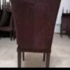 صندلی اسکلت فلزی با روکش مخمل