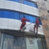 کار در ارتفاع بدون داربست،نانو،شستشونما،عایقکاری،پیچ ورولپلاک،ضد آب کردن نما