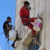 کار در ارتفاع بدون داربست،نانو،شستشونما،عایقکاری،پیچ ورولپلاک،ضد آب کردن نما
