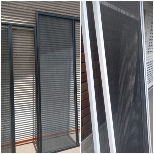 درب وپنجره دوجداره upvc وتوری پلیسه