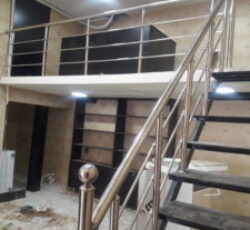 نرده استیل حفاظ استیل(بانکی)