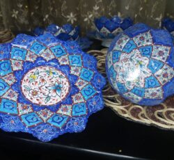 هفت سین میناکاری و گلدان