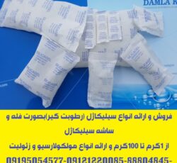 ارائه انواع ساشه رطوبت گیر(سیلیکاژل) مخصوص بسته بندی لوازم و تجهیزات