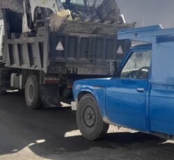 خاکبرداری خاکریزی توسط بابکت