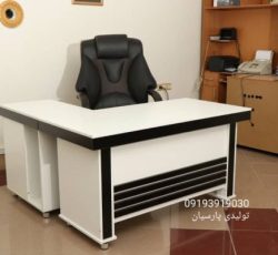 میز کارشناسی سناتور با ال همسطح سه کشو و جای کیس