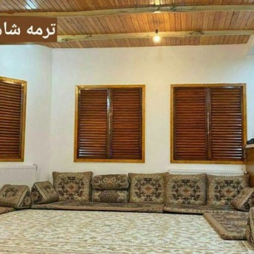 پشتی و نشیمن ترمه شاهنشین یزد