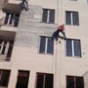 شستشوی نما،وپیچ رولپلاک نما بدون نیاز به داربست