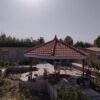 سقف شیبدار سفال طبرستان ورق پارکینگ سایبان اردواز