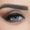 لنز رنگی چشم دهب سالیانه رنگ آبی عسلی