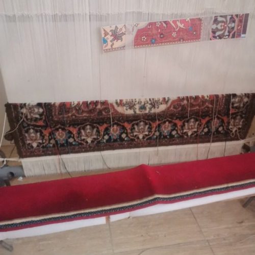 کارگاه قالی بافی و زیلو بافی و گلیم بافی. کافه فرش یزد