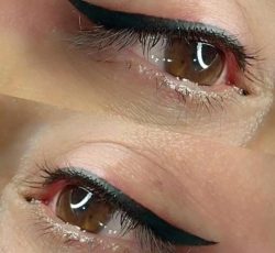 ارایش دائمی صورت کاشت مژه  لیفت ابرو ولمینت مژه