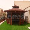 روفگاردن و آلاچیق چوبی زمستانی ،کلبه چوبی و سایه بان