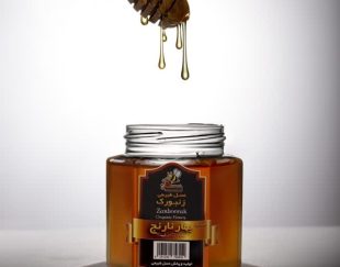 عسل طبیعی خالص لواسان 400 گرمی برند زنبورک